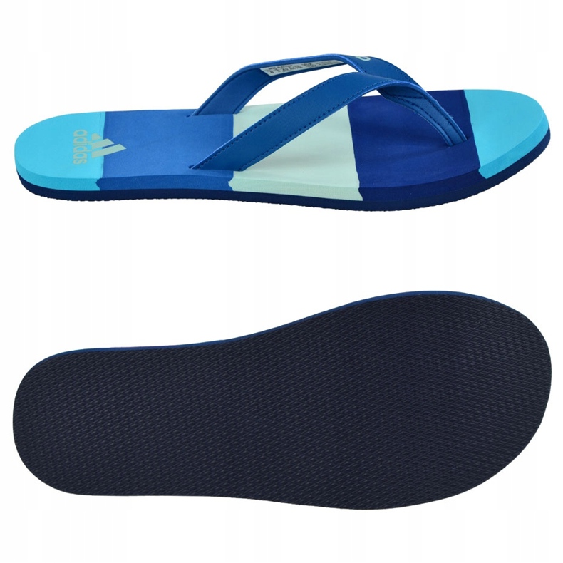 Adidas Eezay Striped BA8808 tohvelit tummansininen sininen 1