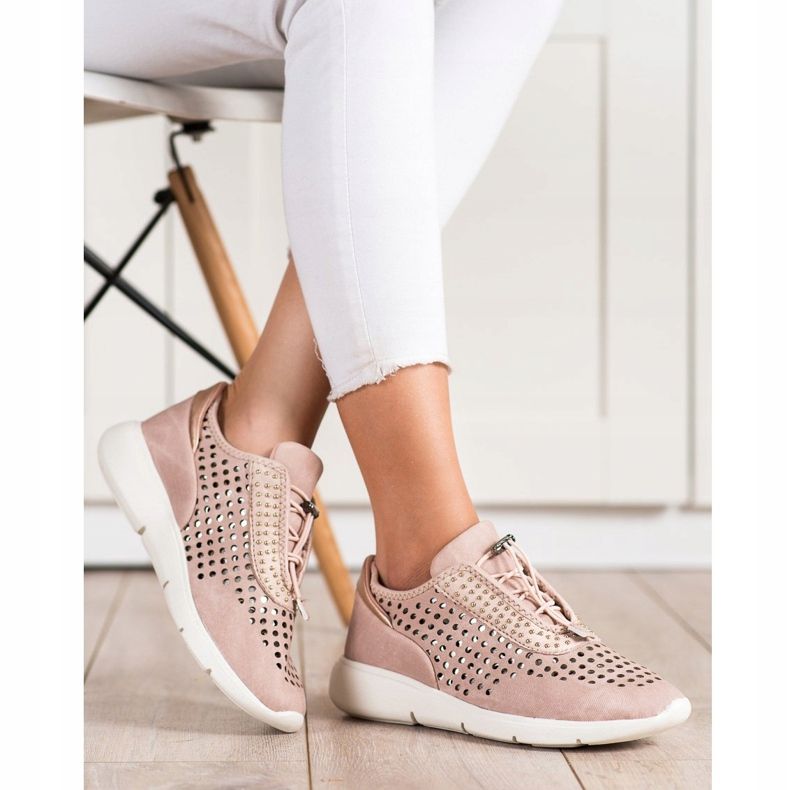 Aclys Kevyet urheilukengät vaaleanpunainen 1