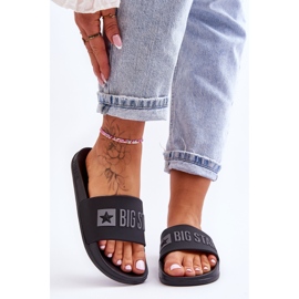 Naisten tossut Big Star FF274A200 Musta väritön 1