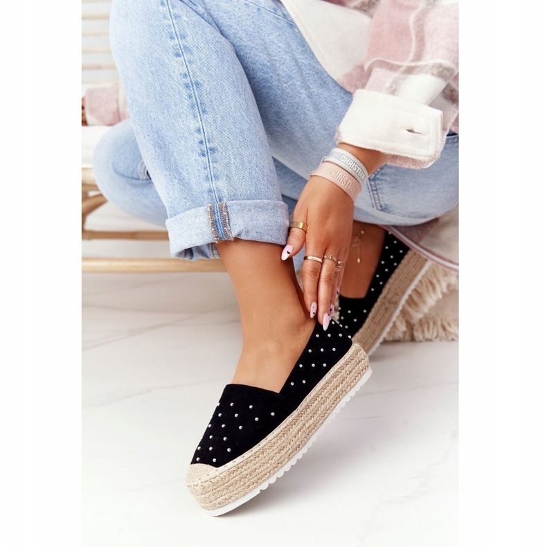 S.Barski Espadrillit olkilavalla S. Bararski musta 1