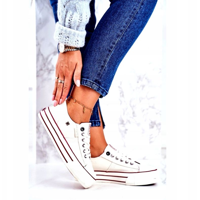 Naisten lenkkarit Big Star White GG274140 valkoinen 2