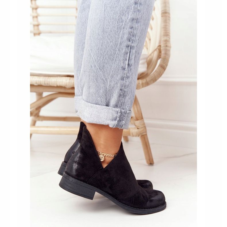 PS1 Naisten mustat Hillary -saappaat, joissa on leikkaukset 2