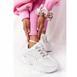 PS1 Naisten lenkkarit suurella ainoalla valkoisella hyvällä tuulella valkoinen 1