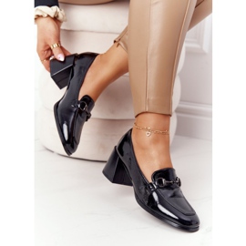 Tyylikäs Avokkaat Korkokengät S.Barski Premium Black musta 1