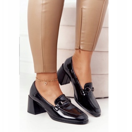 Tyylikäs Avokkaat Korkokengät S.Barski Premium Black musta 2