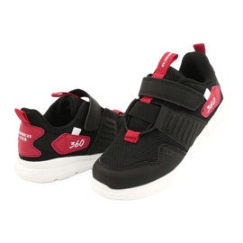 Urheilukengät nahkapohjallisilla American Club AA06 mustalla 3