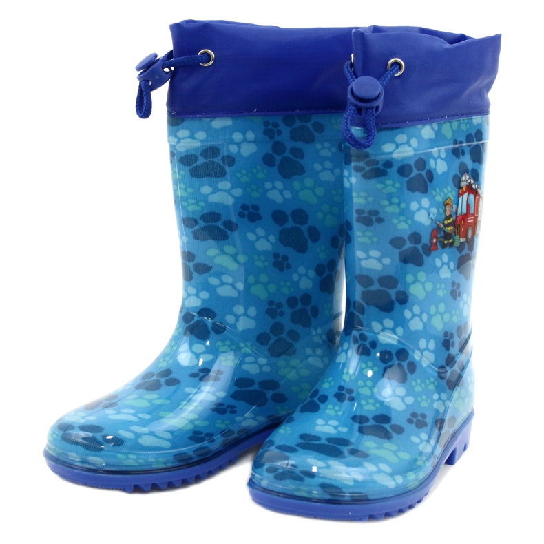 American Club Amerikan sininen palomies Galoshes KAL04 punainen 1