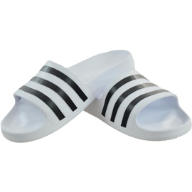 Adidas Adilette Aqua valkoiset tossut F35539 ['valkoinen musta'] valkoinen 1