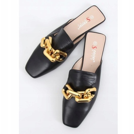 Musta T500P Mustat tossut ketjulla 1