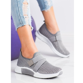 SHELOVET Urheilujalkineet kristalleilla harmaa 1
