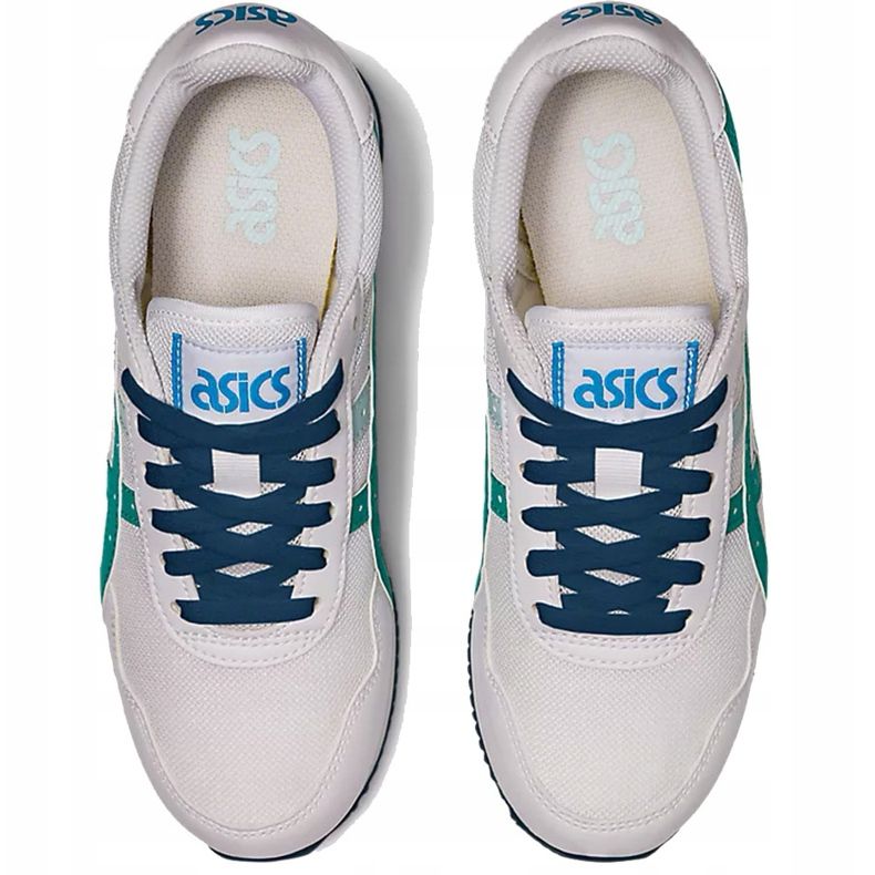 Asics Tiger Runner Gs valkoinen ja sininen 1204A015 100 lasten kengät monivärinen 1