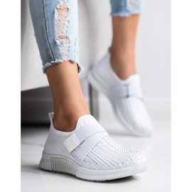 SHELOVET Urheilujalkineet kristalleilla valkoinen 1