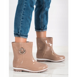 Bona Galoshes kultaisella koristeella beige 1