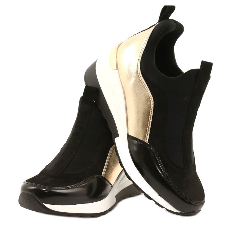 Evento-kiilakengät 21PB35-4000 musta kultainen 6