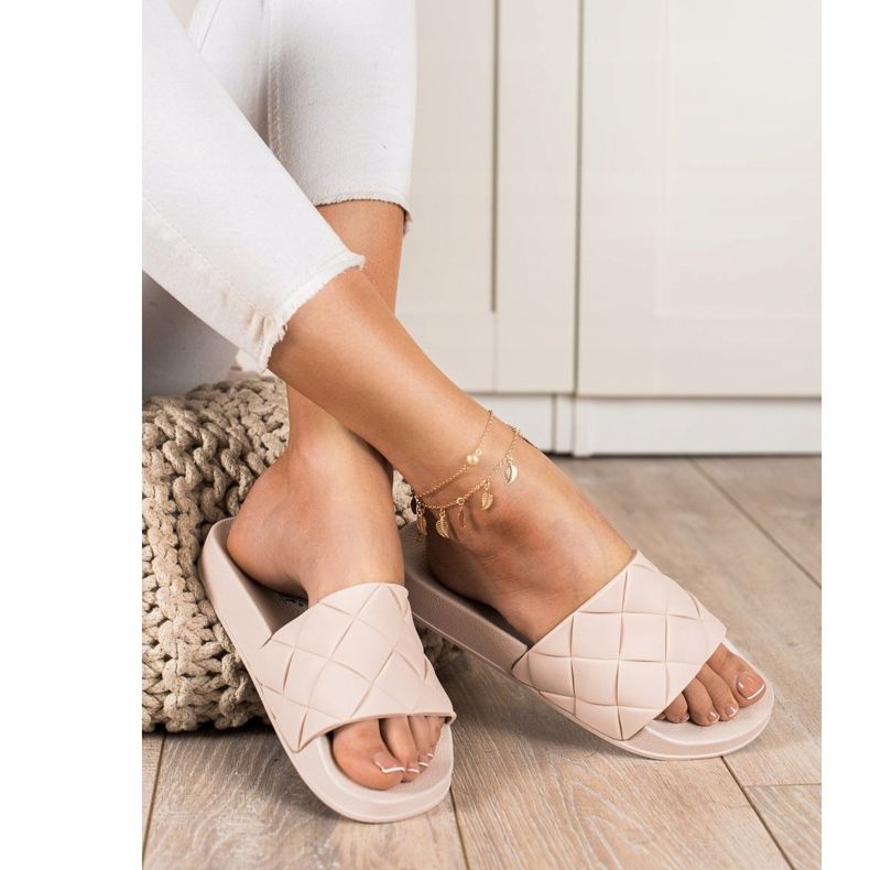 Seastar Mukavat kumitossut beige 1