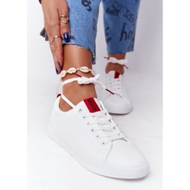 Naisten tennarit nauhalla Big Star DD274685 Valkoinen 2