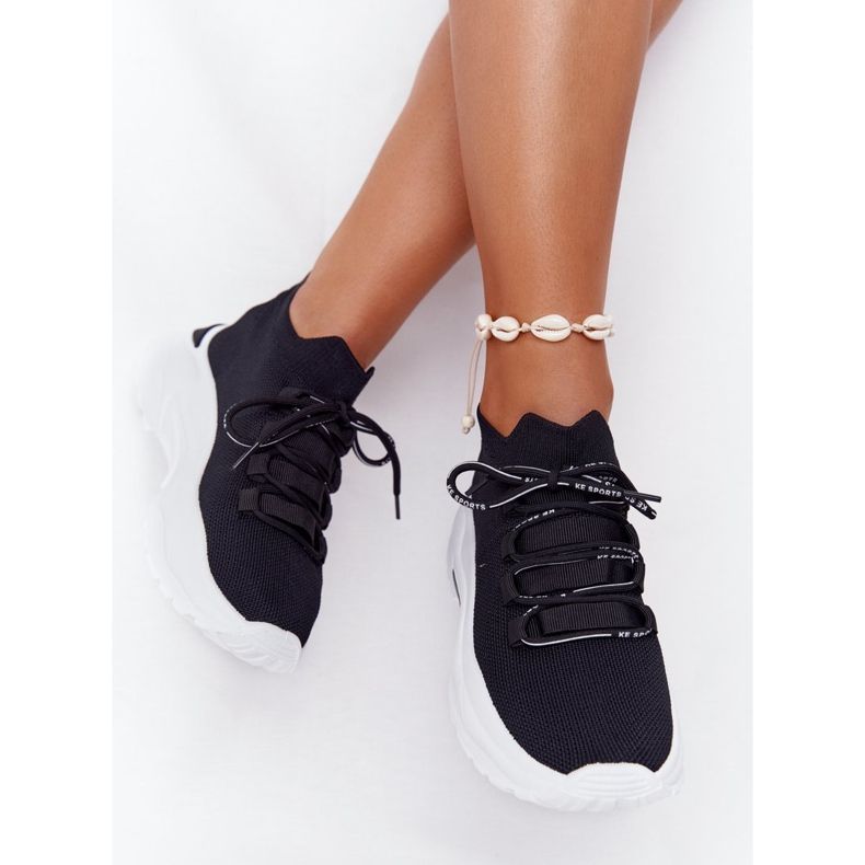 Naisten urheilusukat, musta KeSports 1