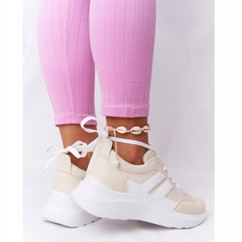 PS1 Naisten urheilukengät Tennarit Beige Holiday valkoinen 2