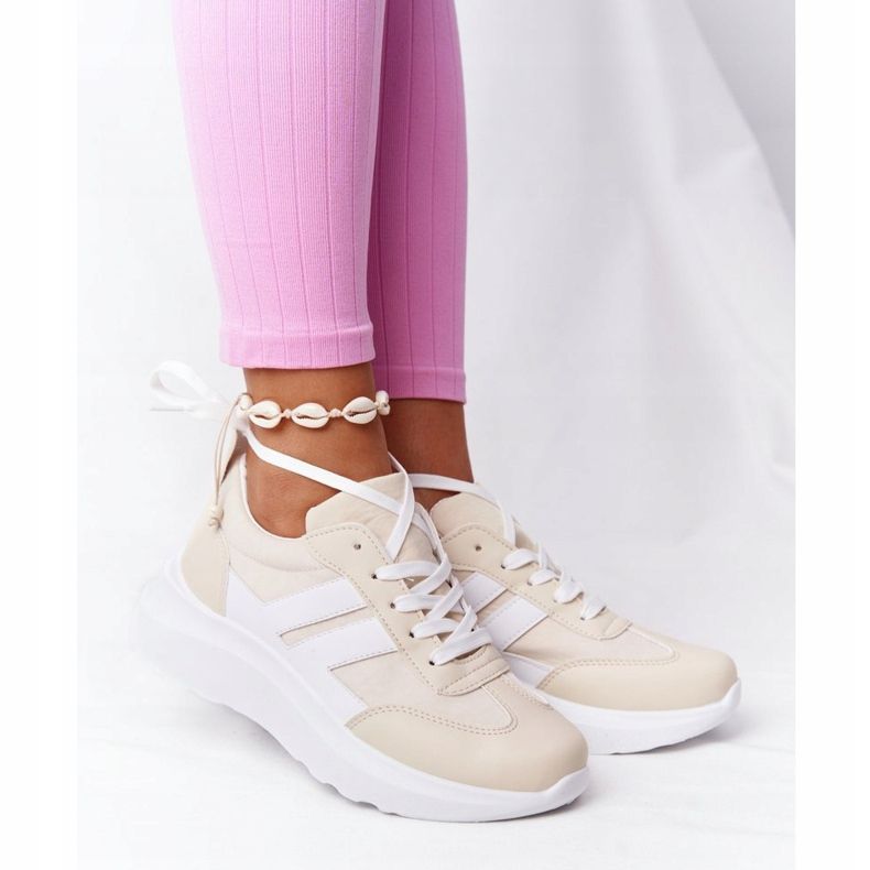 PS1 Naisten urheilukengät Tennarit Beige Holiday valkoinen 1