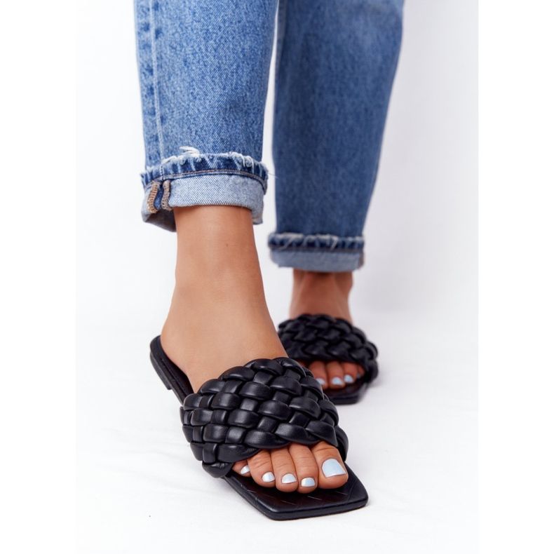 PS1 Naisten mustat Cheryl -punotut tossut 1