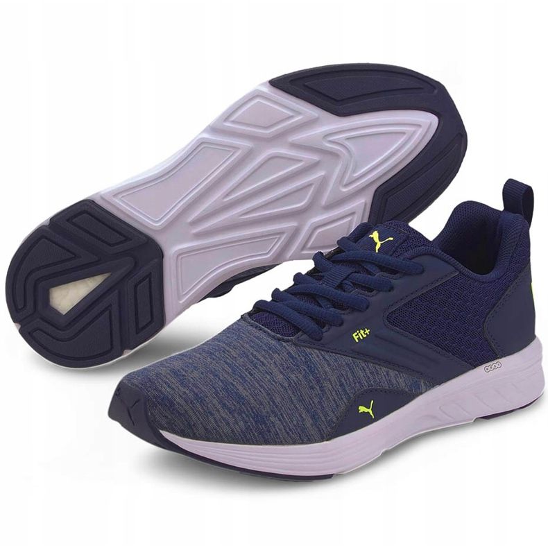 Lasten kengät Puma Nrgy Comet tummansininen 190675 17 laivastonsininen vihreä 2