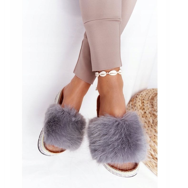 PS1 Harmaat Adventure Platform -tossut turkiksella monivärinen 2