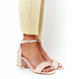 PS1 Mokkanahka Korolliset Sandaalit Beige Long Island 2