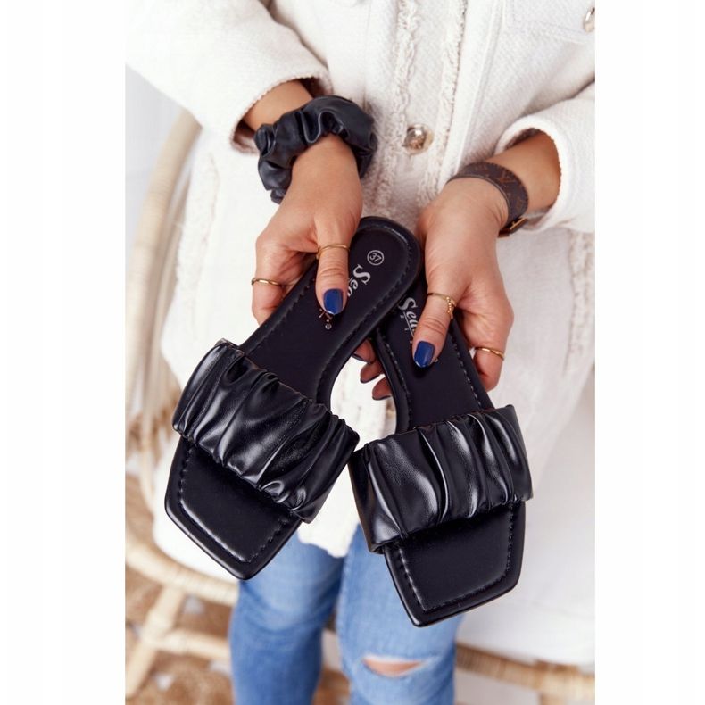 PS1 Naisten klassiset mustat tossut näyttävät hyvältä 1