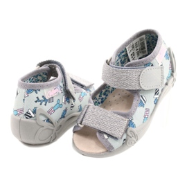 Befado keltaiset lasten kengät 342P025 harmaa 4