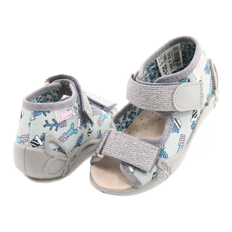 Befado keltaiset lasten kengät 342P025 harmaa 4