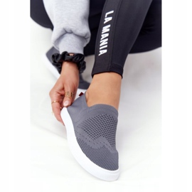 Naisten tennarit Slip-on Big Star FF274A607 Harmaa 2