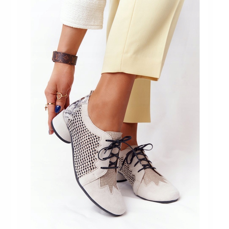 Punotut korkokengät Maciejka 04890-04 Beige 1