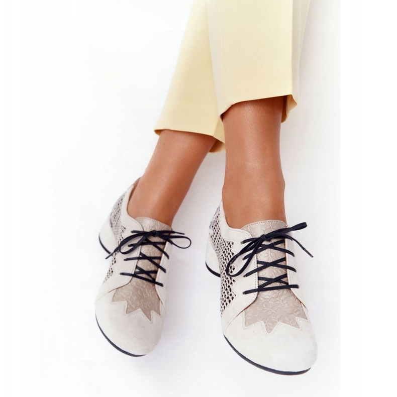 Punotut korkokengät Maciejka 04890-04 Beige 2