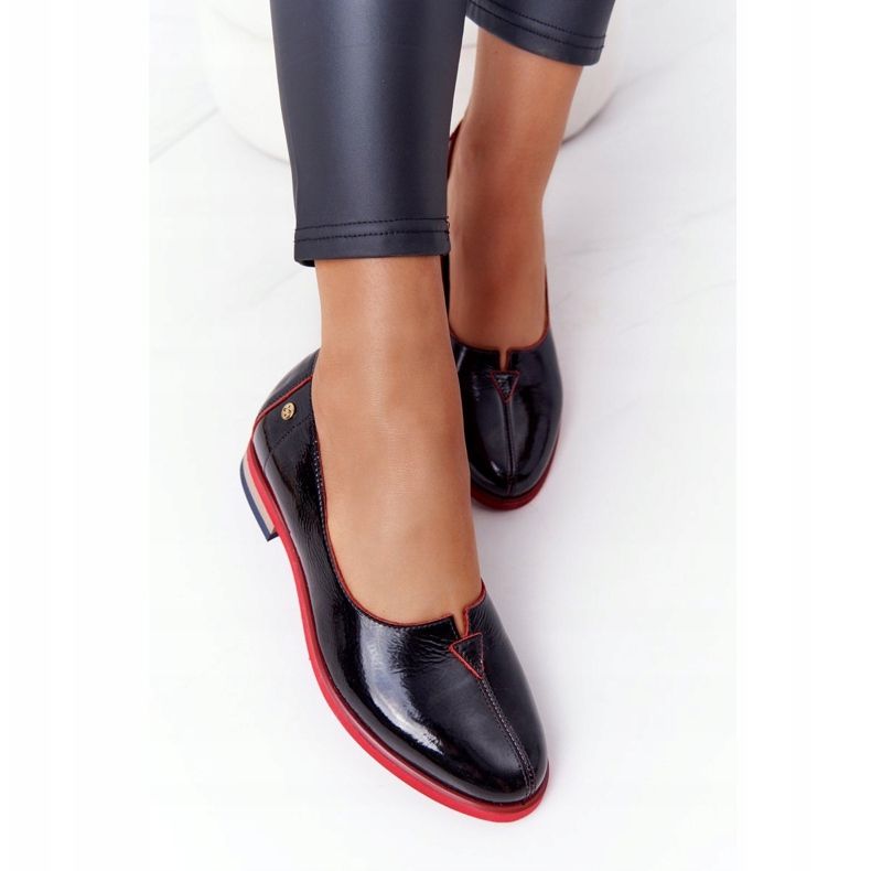 Lakatut nahkakengät Maciejka 05035-20 Musta 2