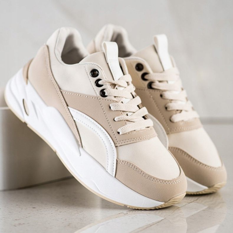 SHELOVET Urheilukengät Bl213be beige ruskea 1