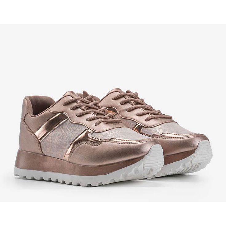 Samppanja-lenkkarit eko-nahkaa 2019-447 monivärinen kultainen 1