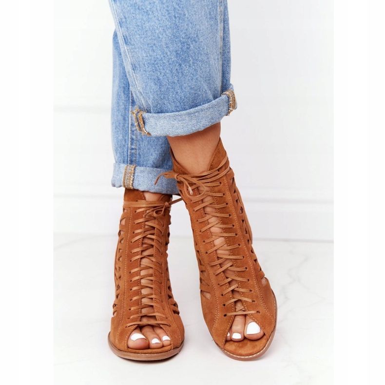 Mokkanahkatossut Maciejka Red 04040-29 ruskea 1