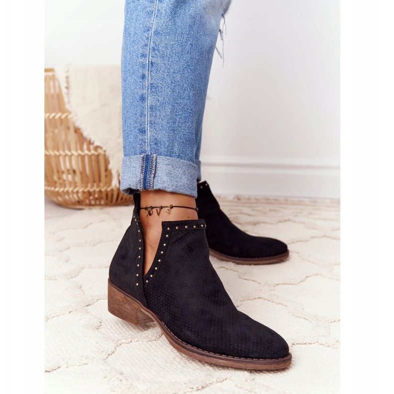 PS1 Mustat Clever -harjasaappaat, joissa on leikkaukset 2