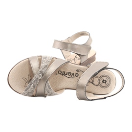 Evento Mukavat nahkasandaalit 20SD20-2174 pronssi beige ruskea monivärinen 4