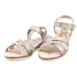 Evento Mukavat nahkasandaalit 20SD20-2174 pronssi beige ruskea monivärinen 1