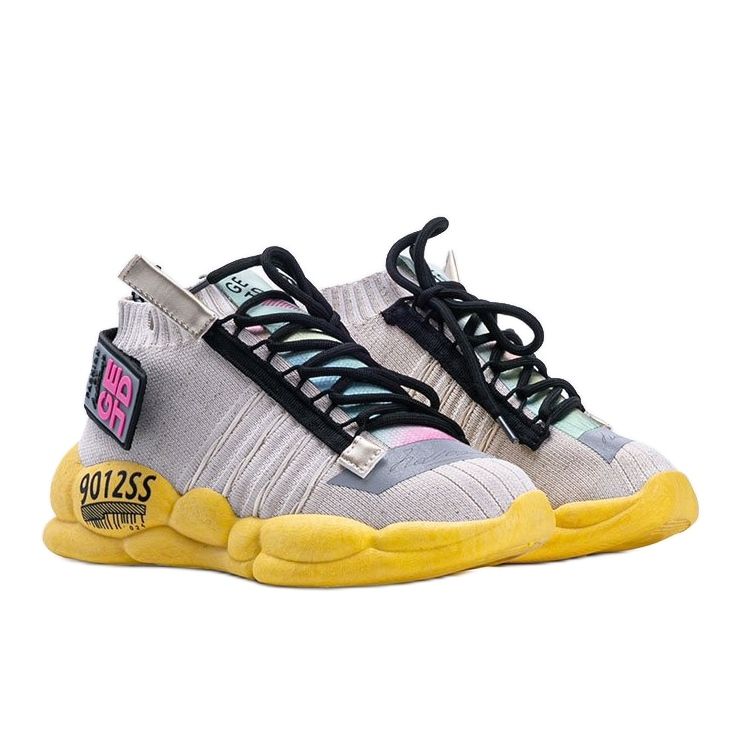 Tennarit beige sukat Ava monivärinen 1