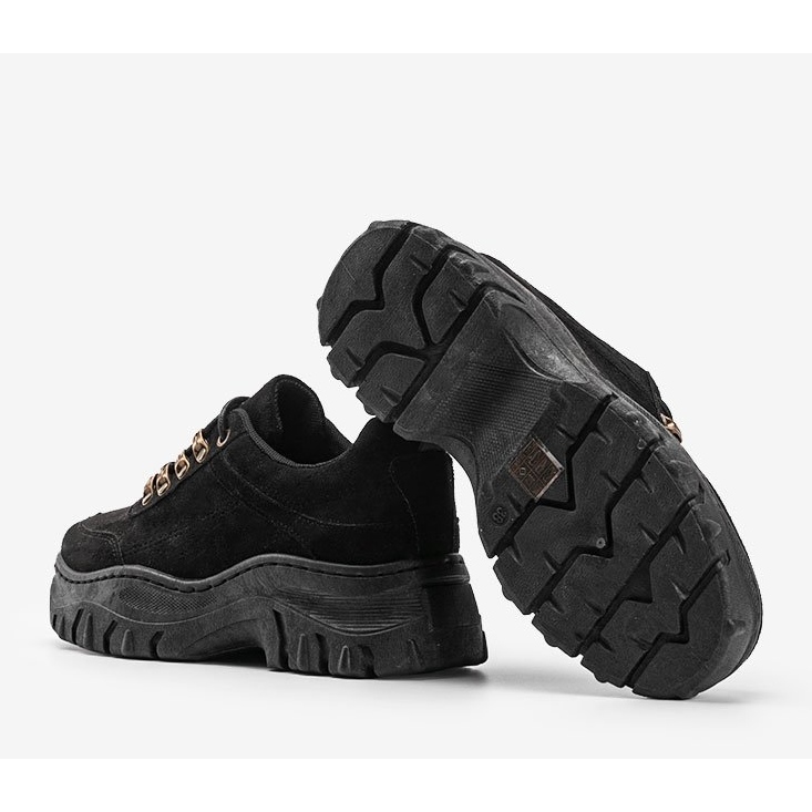 Mustat lenkkarit paksulla Cecilia -pohjalla 1