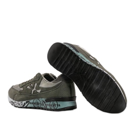 Omarion khaki miesten lenkkarit monivärinen vihreä 1