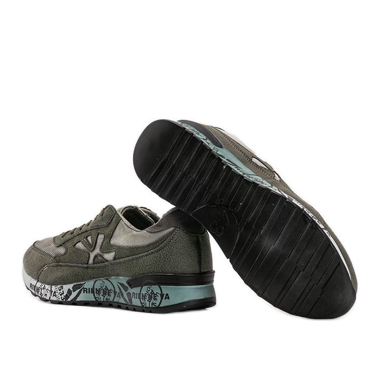 Omarion khaki miesten lenkkarit monivärinen vihreä 1