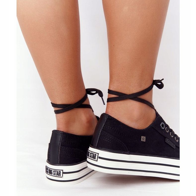 Naisten lenkkarit Big Star HH274056 Czarme -lavalla musta 2