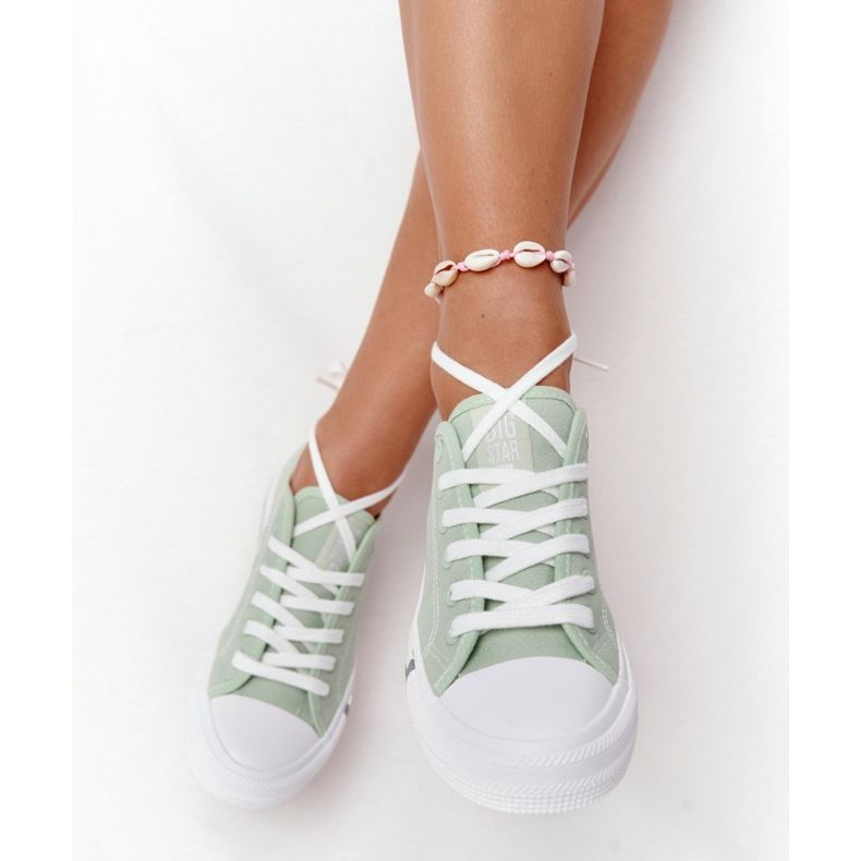 Naisten klassiset lenkkarit Big Star HH274112 Vihreä 1