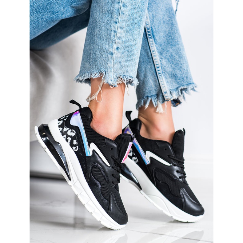 SHELOVET Mukavat muotikengät musta 1