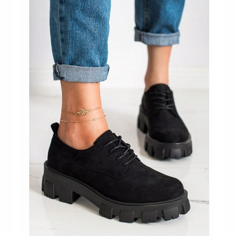 Seastar Muodikkaat kengät alustalla musta 1