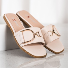 Seastar Tyylikkäät tossut koristeella beige 1