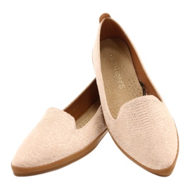 Sergio Leone ballerina lords pinkki/kultainen MK700 vaaleanpunainen 3